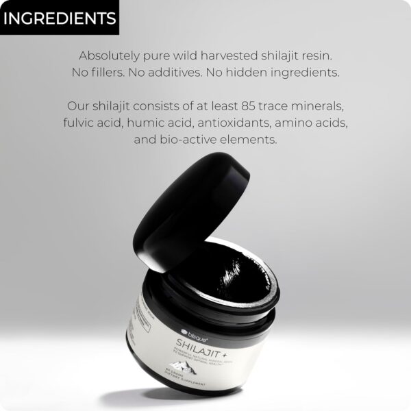 Blisque – Pure Himalayan Organic Shilajit Resin - Image 4